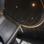Modern ceiling with lighting and structure