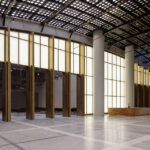 Modern space with large windows