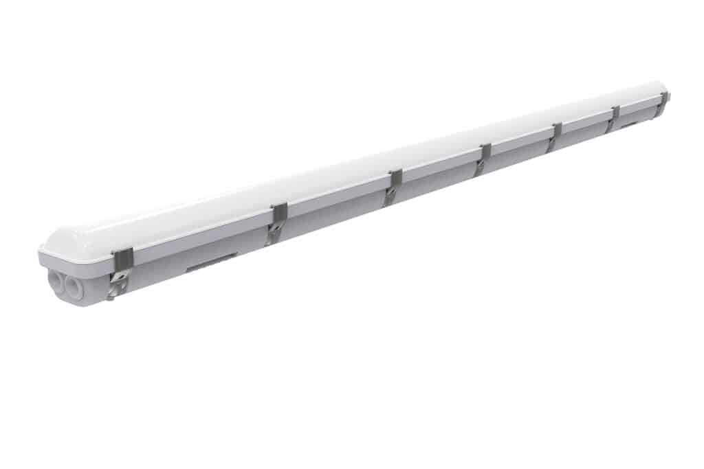 Strakke, moderne verlichtingsarmatuur.