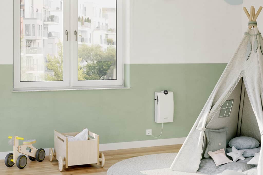 Proper ventilation with pollen filters prevents hay fever symptoms in the home 1
