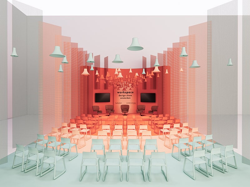 Tijdens de Workplace Design Show in Hal 5 van de RAI Amsterdam ontdekken bezoekers zintuiglijke ruimtes in iedere hoek (5 en 6 november 2025) 4