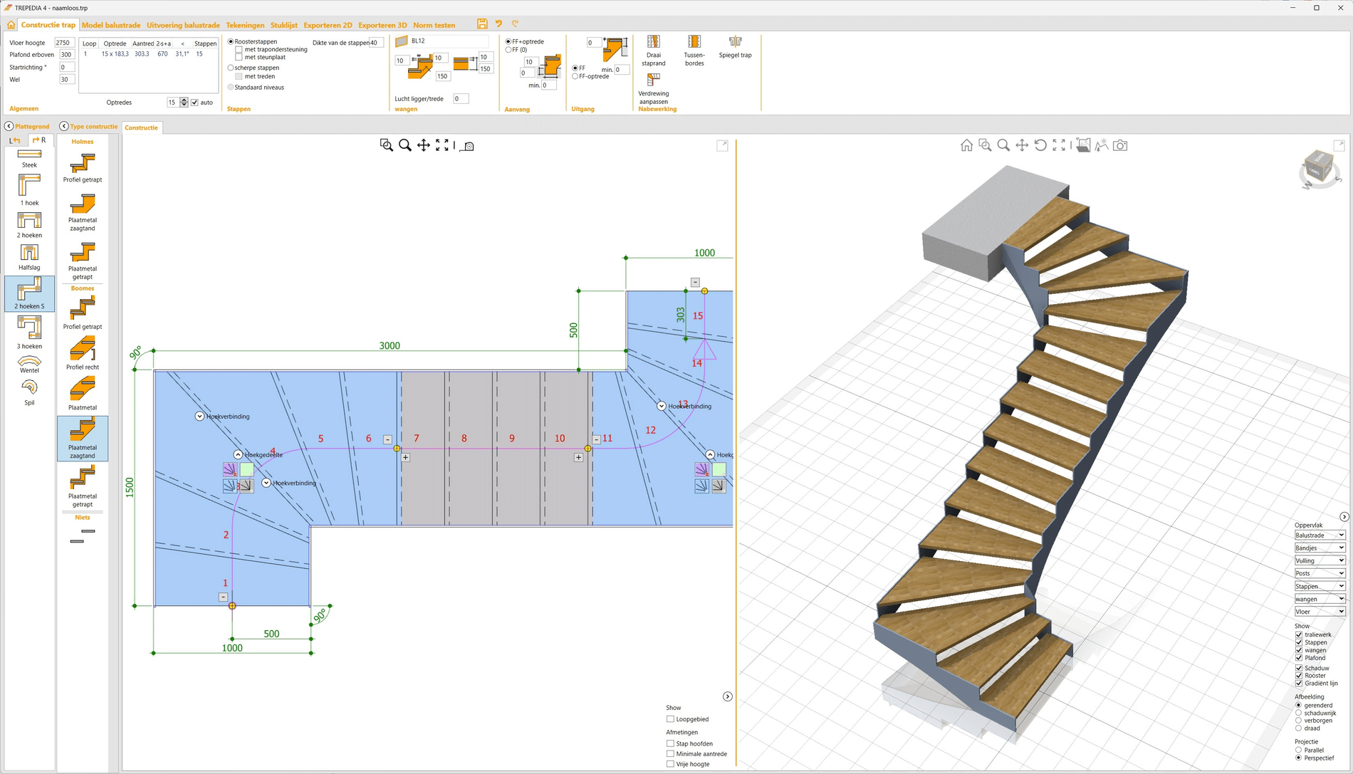 Technisch tekenen van trappen en hekwerken gaat nóg sneller dankzij slimme CAD ontwerptool 5