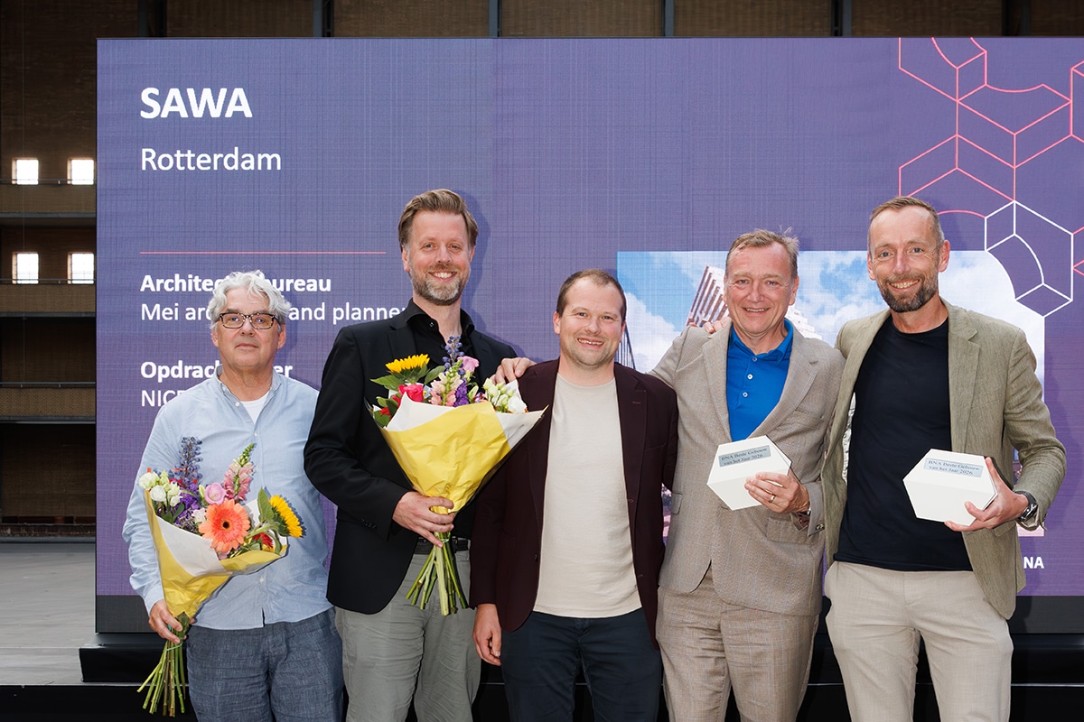 Woongebouw SAWA in Rotterdam winnaar BNA Beste Gebouw van het Jaar 2026 1