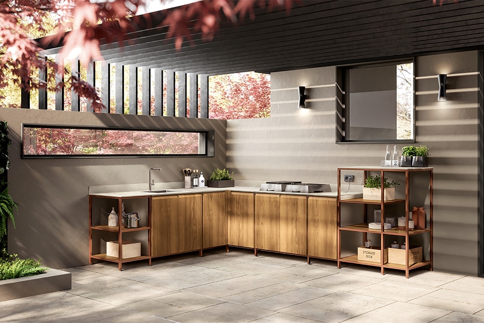 Indoor wordt outdoor. Buitenkeuken next level 3