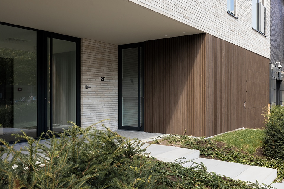 Houtlook lamellen voor aantrekkelijke nieuwbouw 1