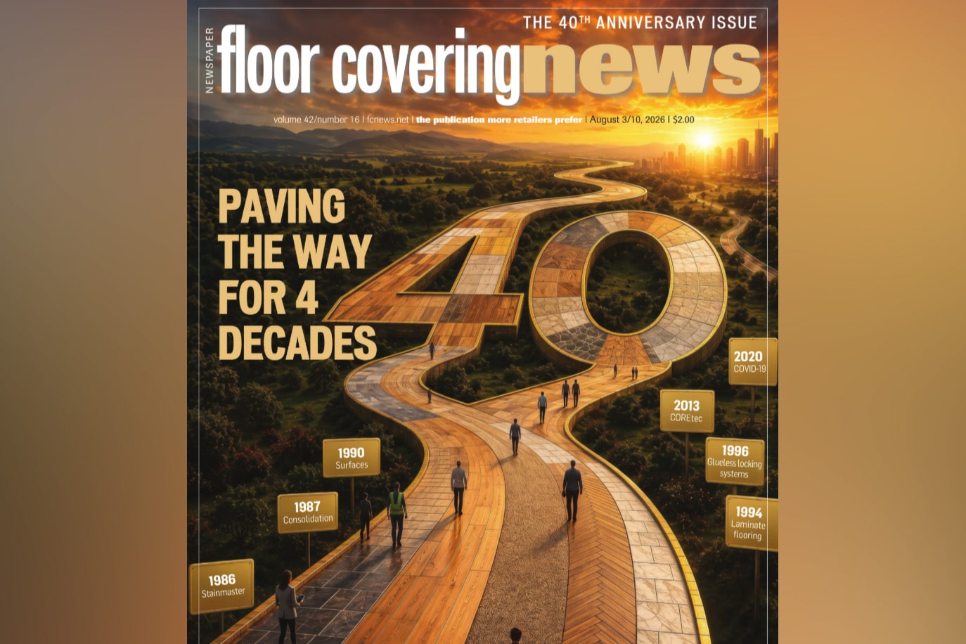 Floor Covering News bevestigt: Coretec® legde in 2013 het fundament van een volledig nieuwe categorie 2