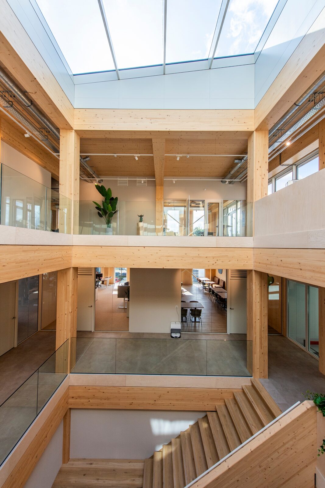 Steel, Wood, and Light in a Single Striking Facade 2